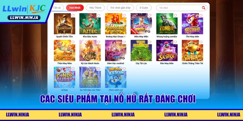 Các siêu phẩm tại nổ hũ rất đáng chơi