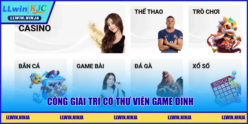 Cổng giải trí có thư viện game đỉnh