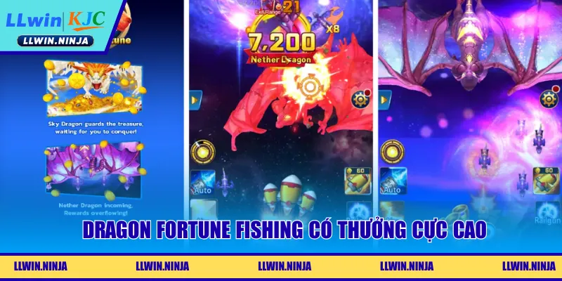 Dragon Fortune Fishing có thưởng cực cao